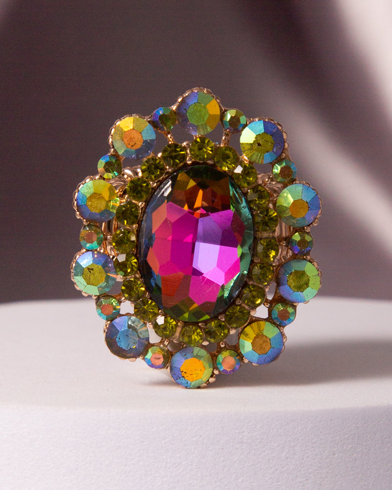 Oval Oilslick ring