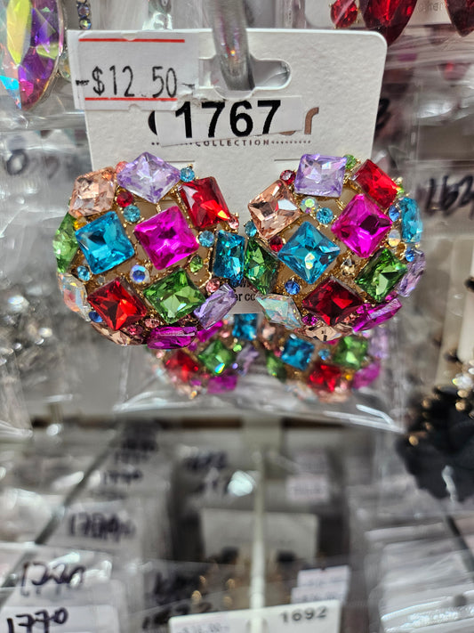 Multi Color Round Studs