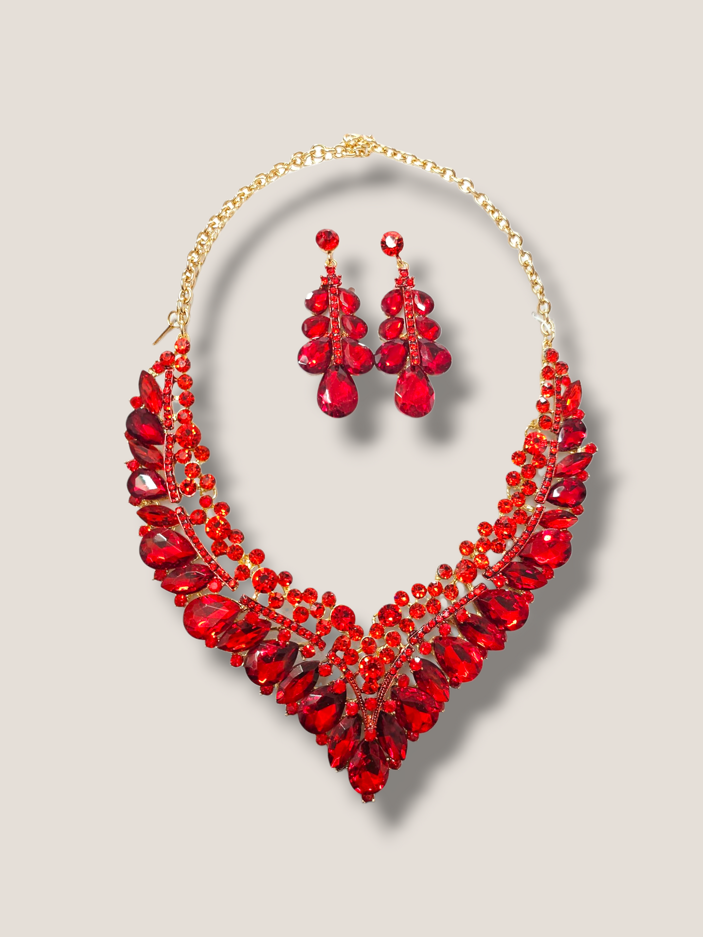 Red Statement Necklace
