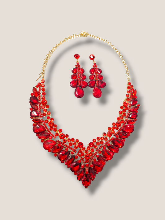 Red Statement Necklace