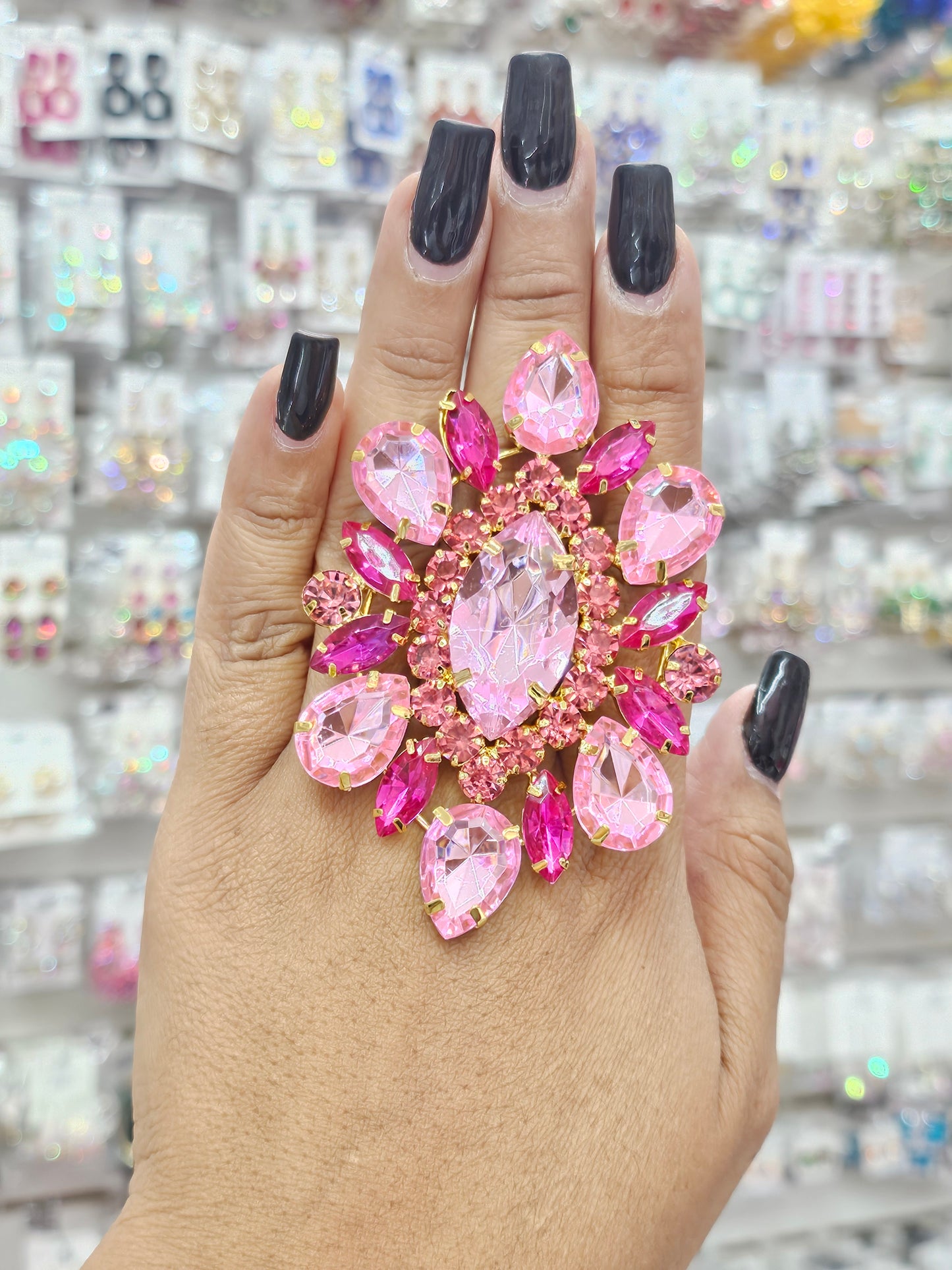 Pink Statement ring