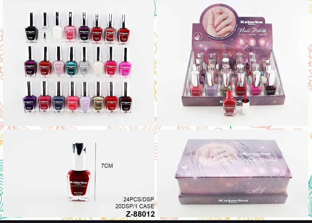 24 piece nail polish set