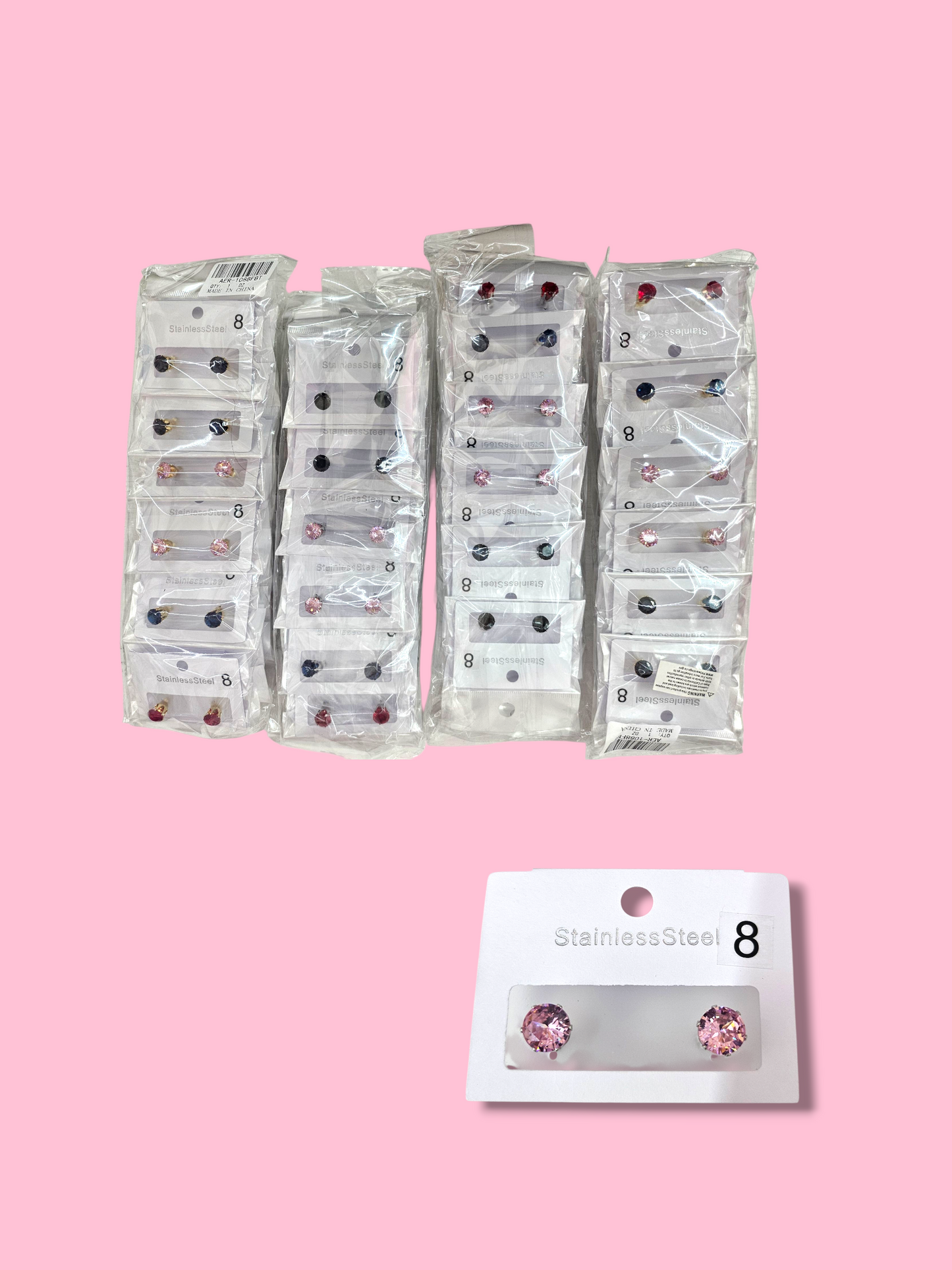 1088 Zirconia studs Dozen pack