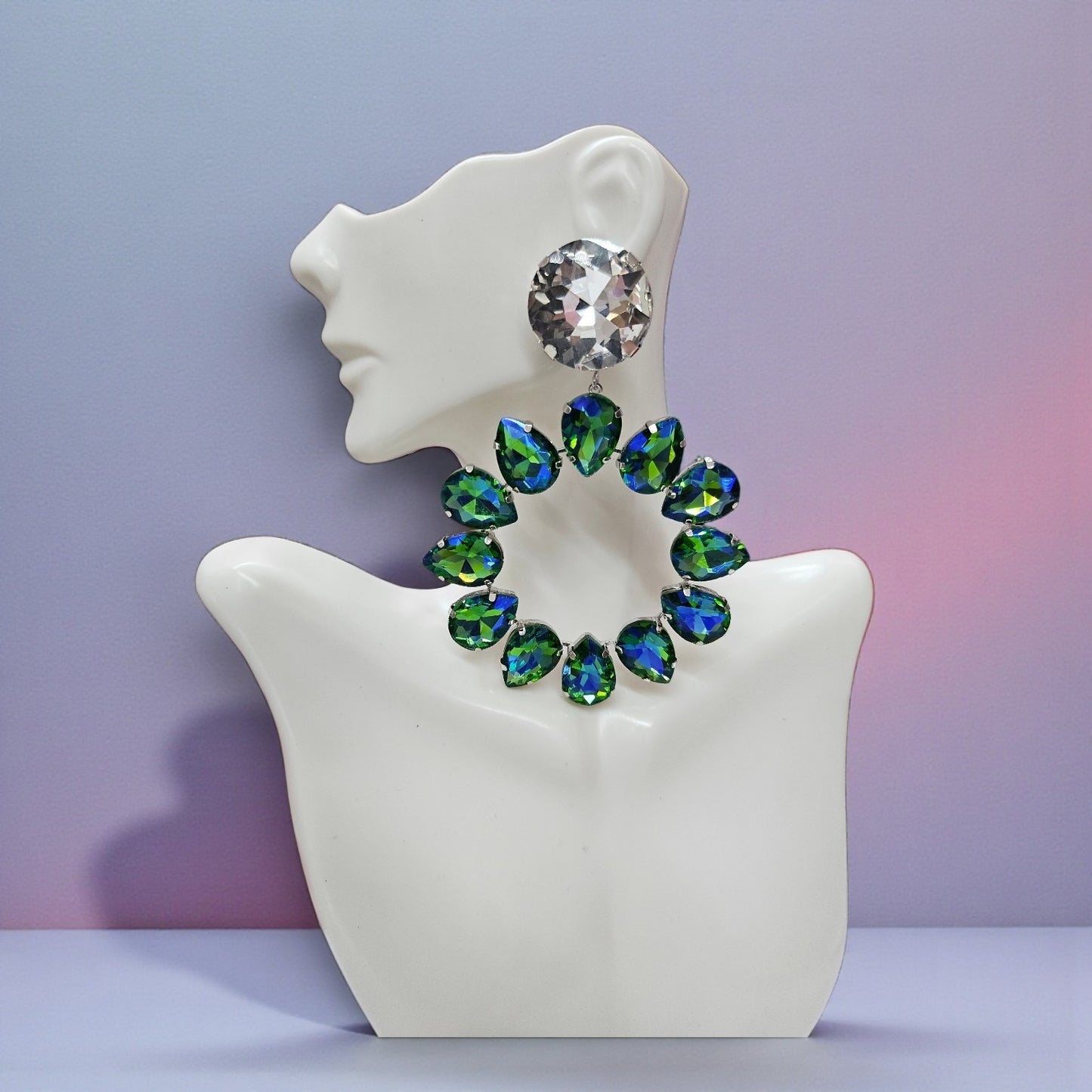 Post Statement Mermaid earrings