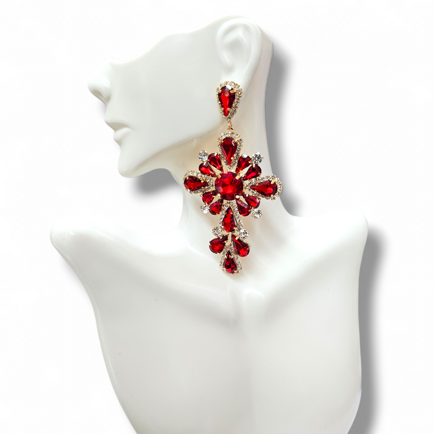 Red Cross earrings