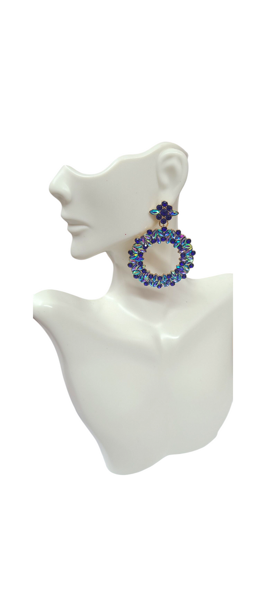 Blue AB  Earring