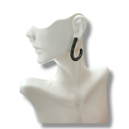 gunmetal half hoop