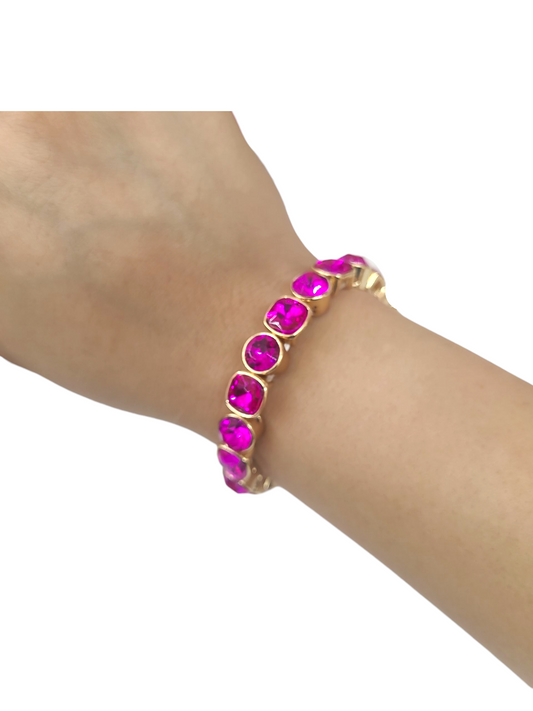 Thin pink bracelet