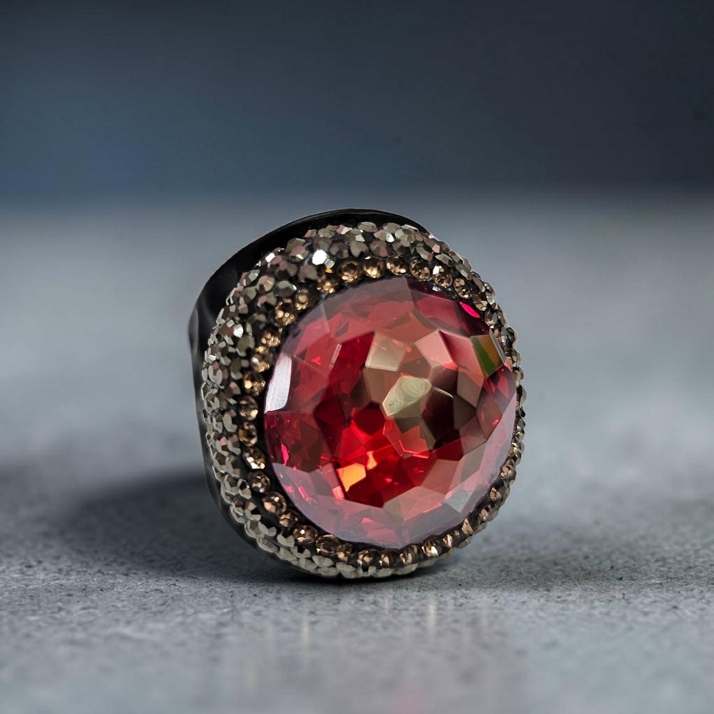 Red Crystal ring