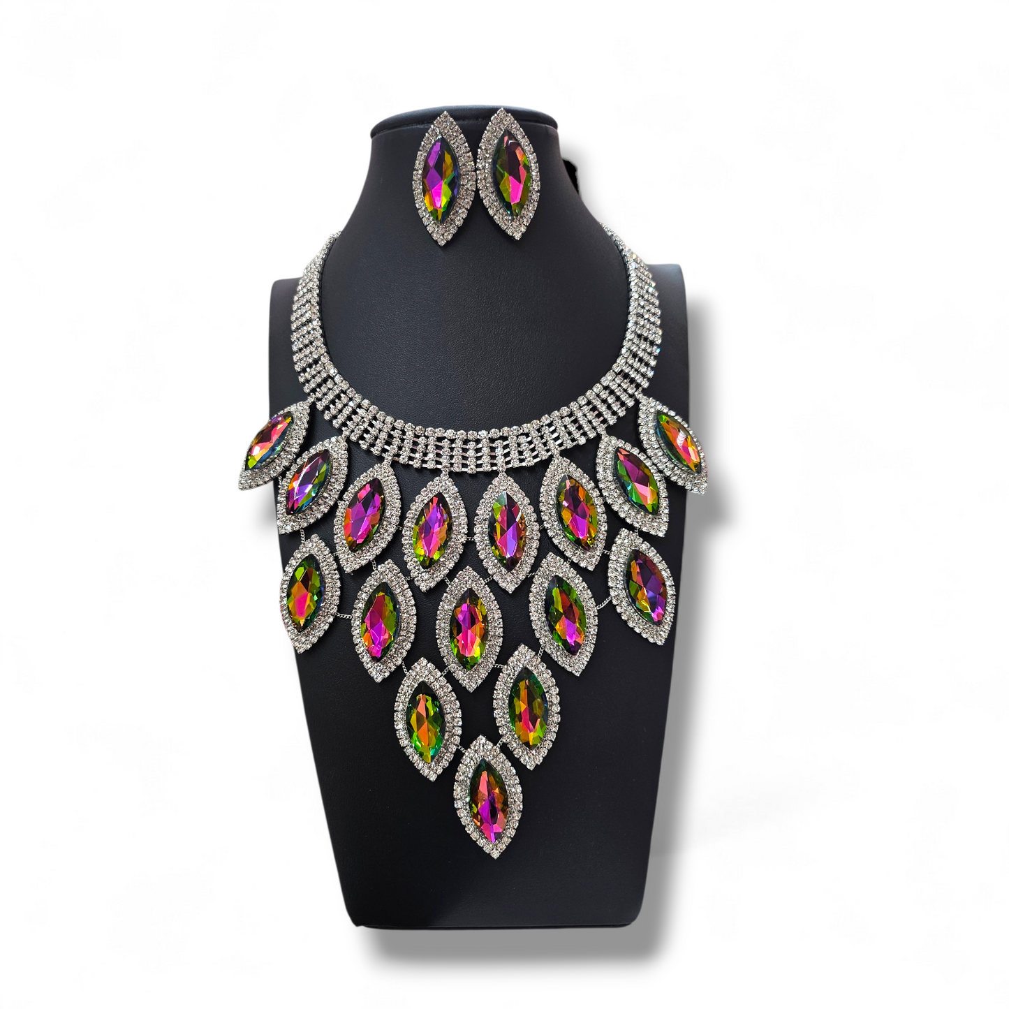 Statement Oilslick Necklace