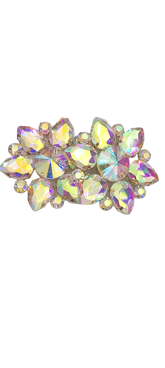 Ab flower statement clip ons