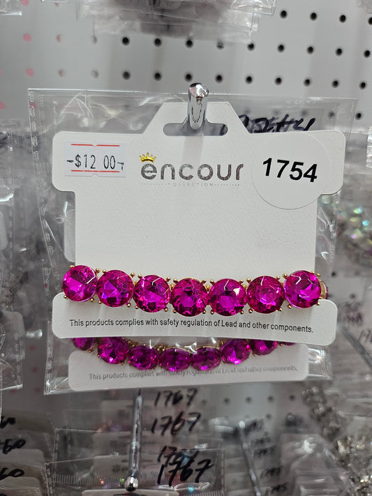 Single line Hot Pink Bracelet