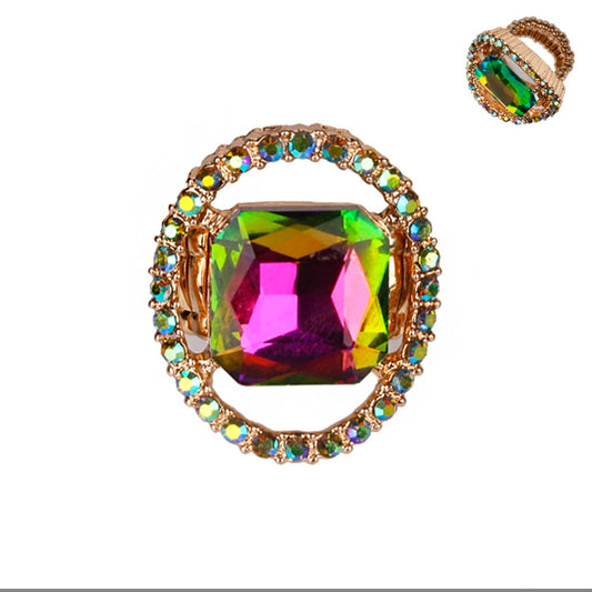 Cut out Oilslick ring