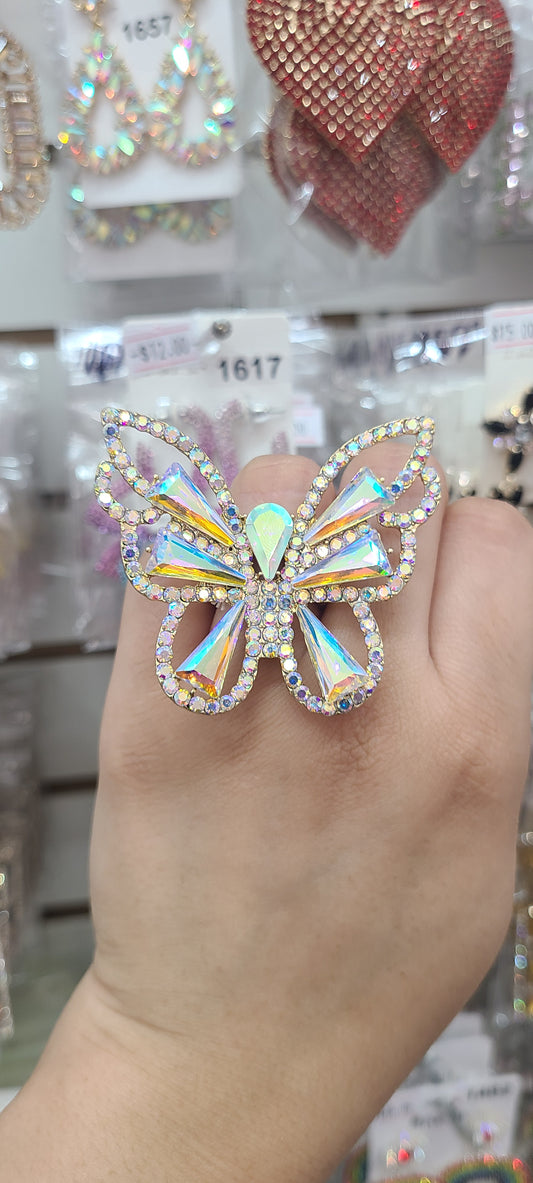 AB Butterfly Ring