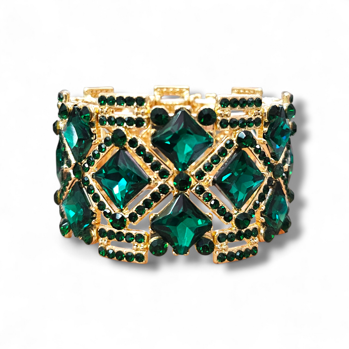 Gold Green Bracelet