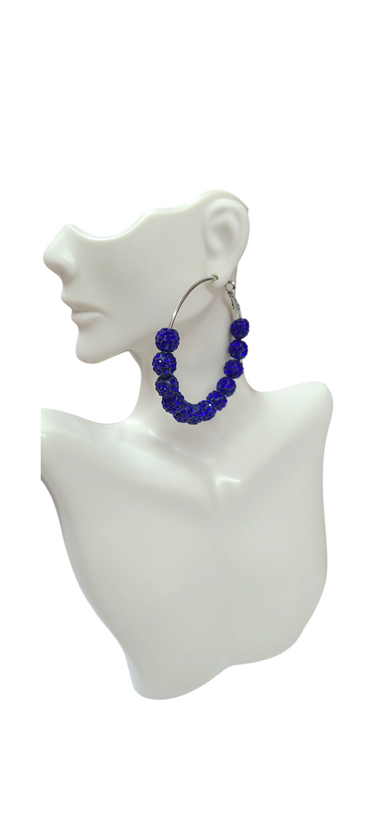 Royal blue hoop