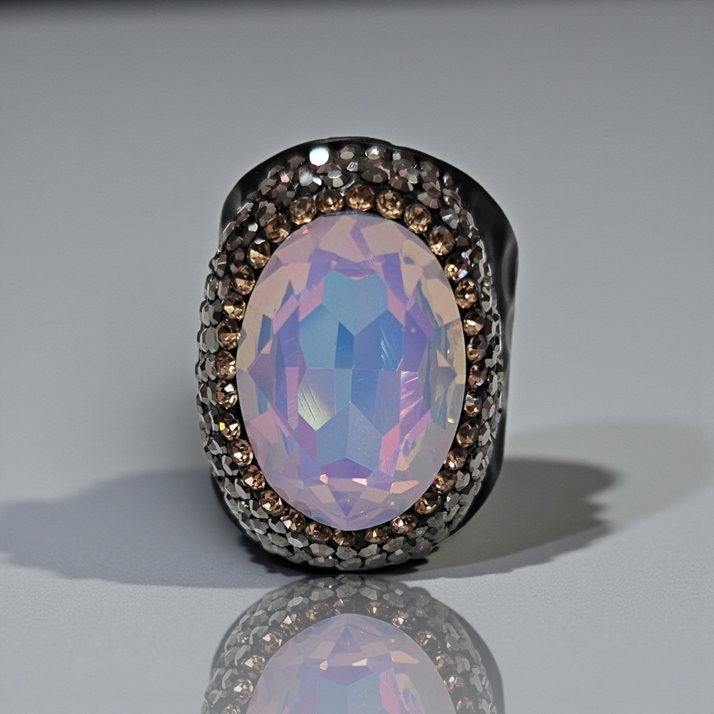 Purple Opal Ring