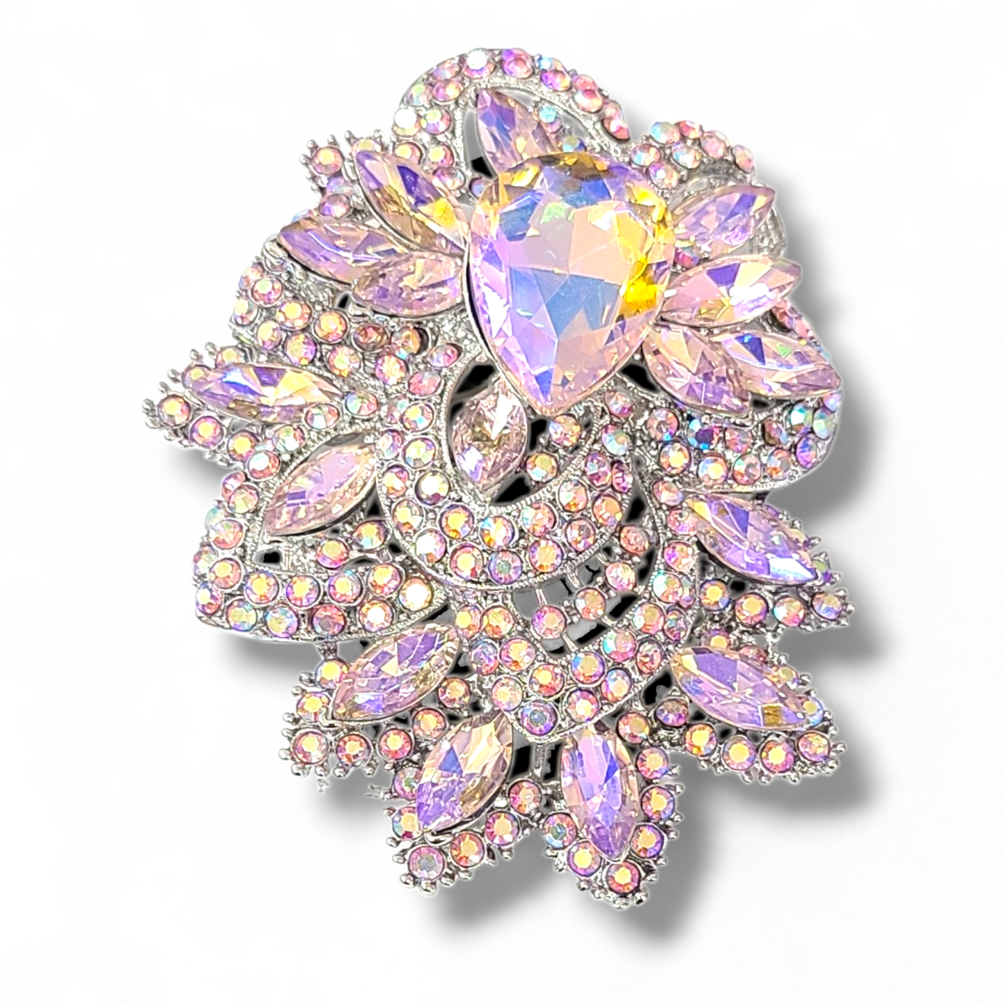 Pink AB Brooch