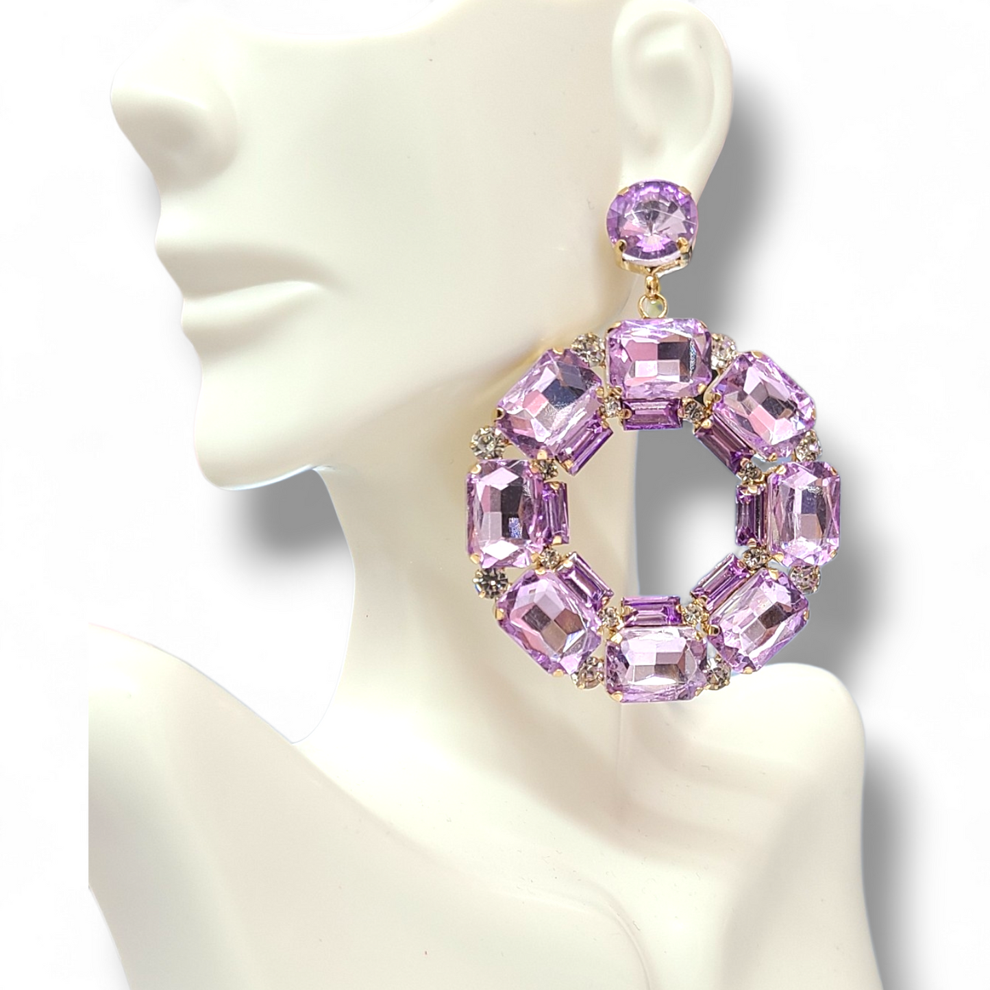 Light purple earrings