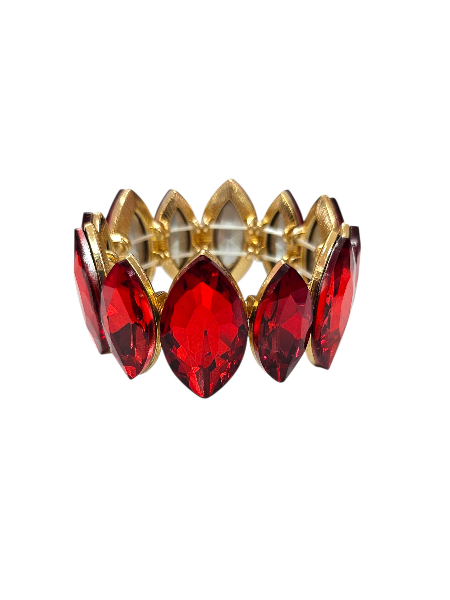 Red Rhinestone Bracelet