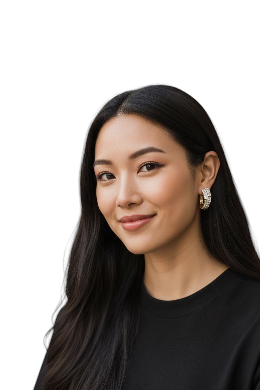 Gold Cubic Zirconia hoops