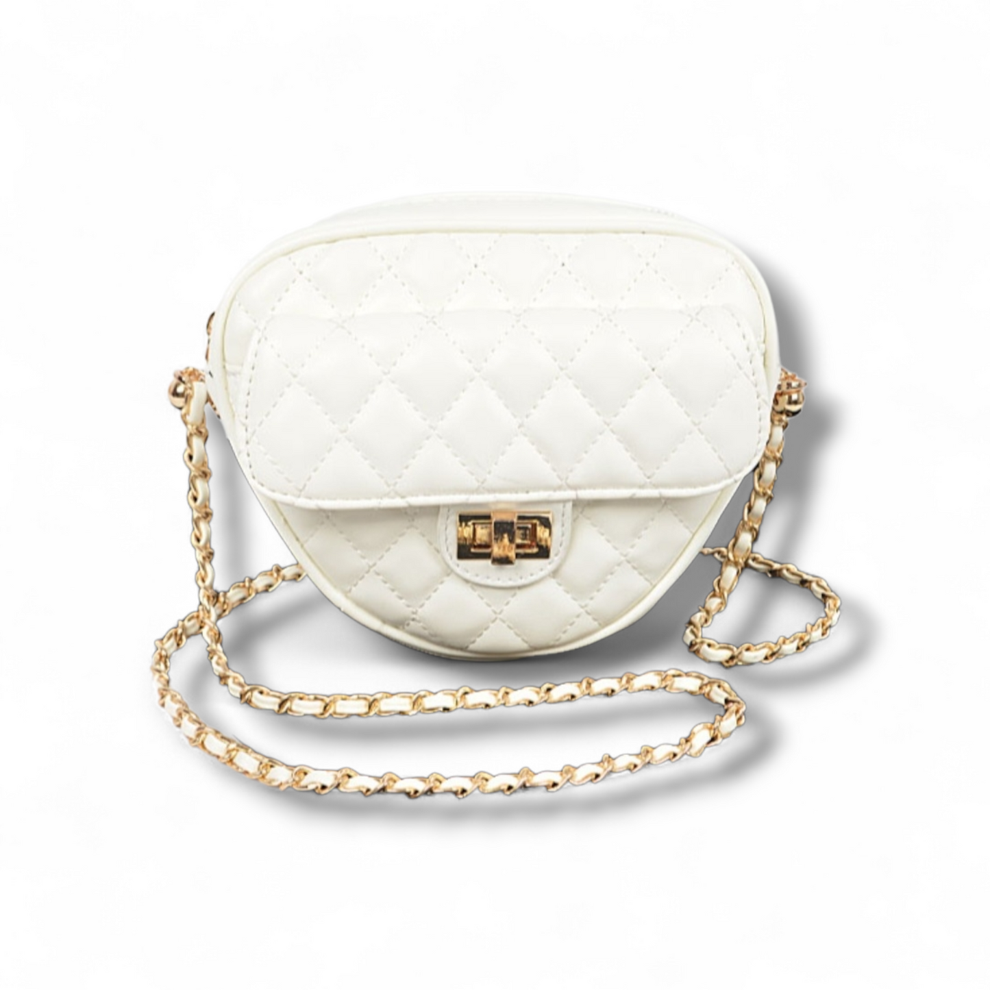 White Heart shape Bag