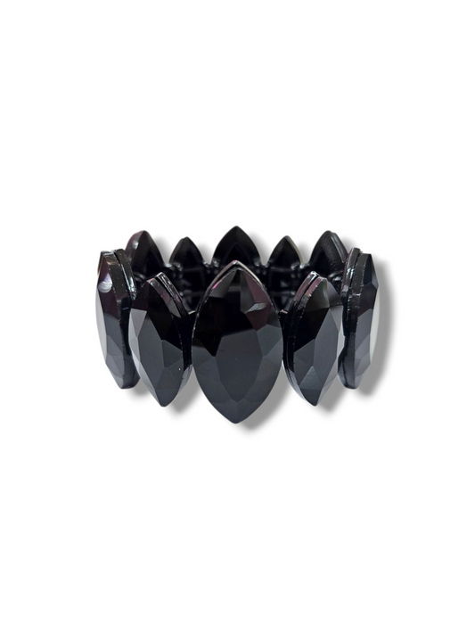 Black Rhinestone Bracelet