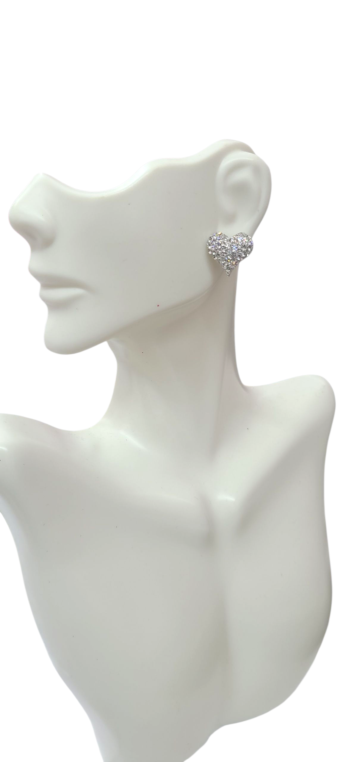 Silver Heart Earrings