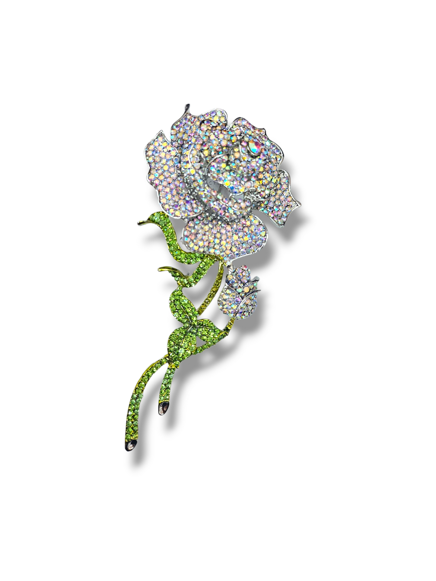 Silver AB Brooch Pin