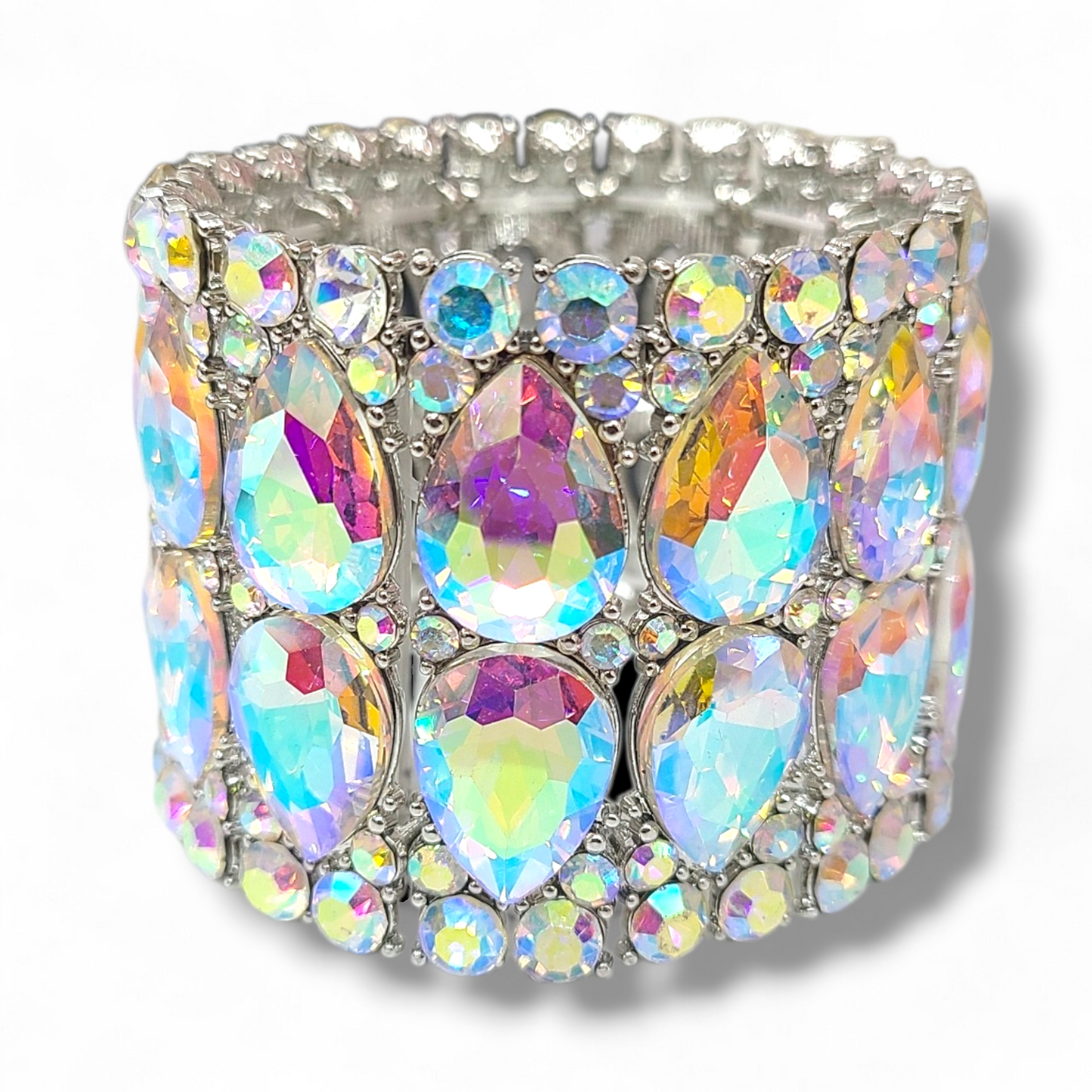 Silver ab bracelet