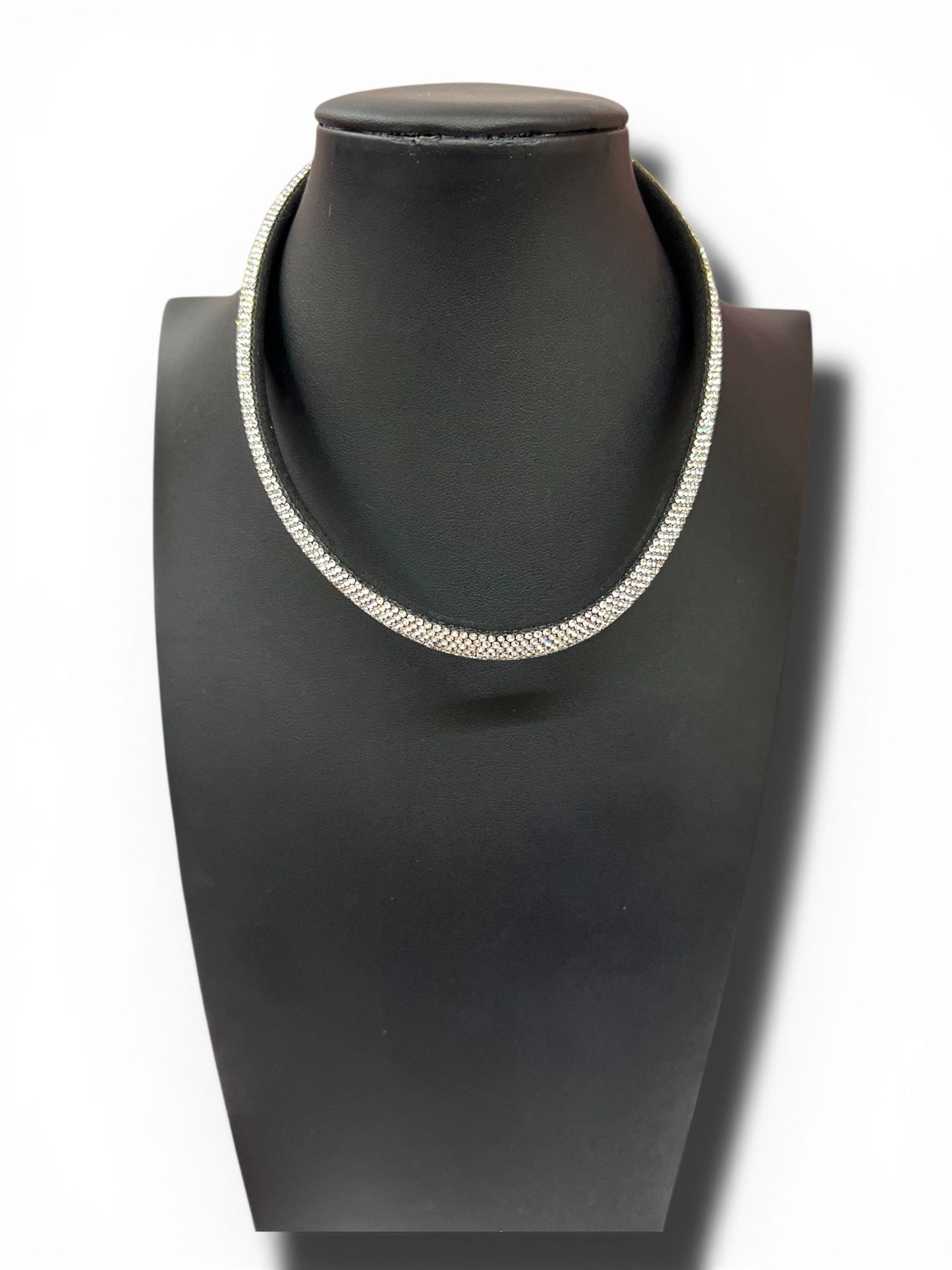 AB rhinestone choker