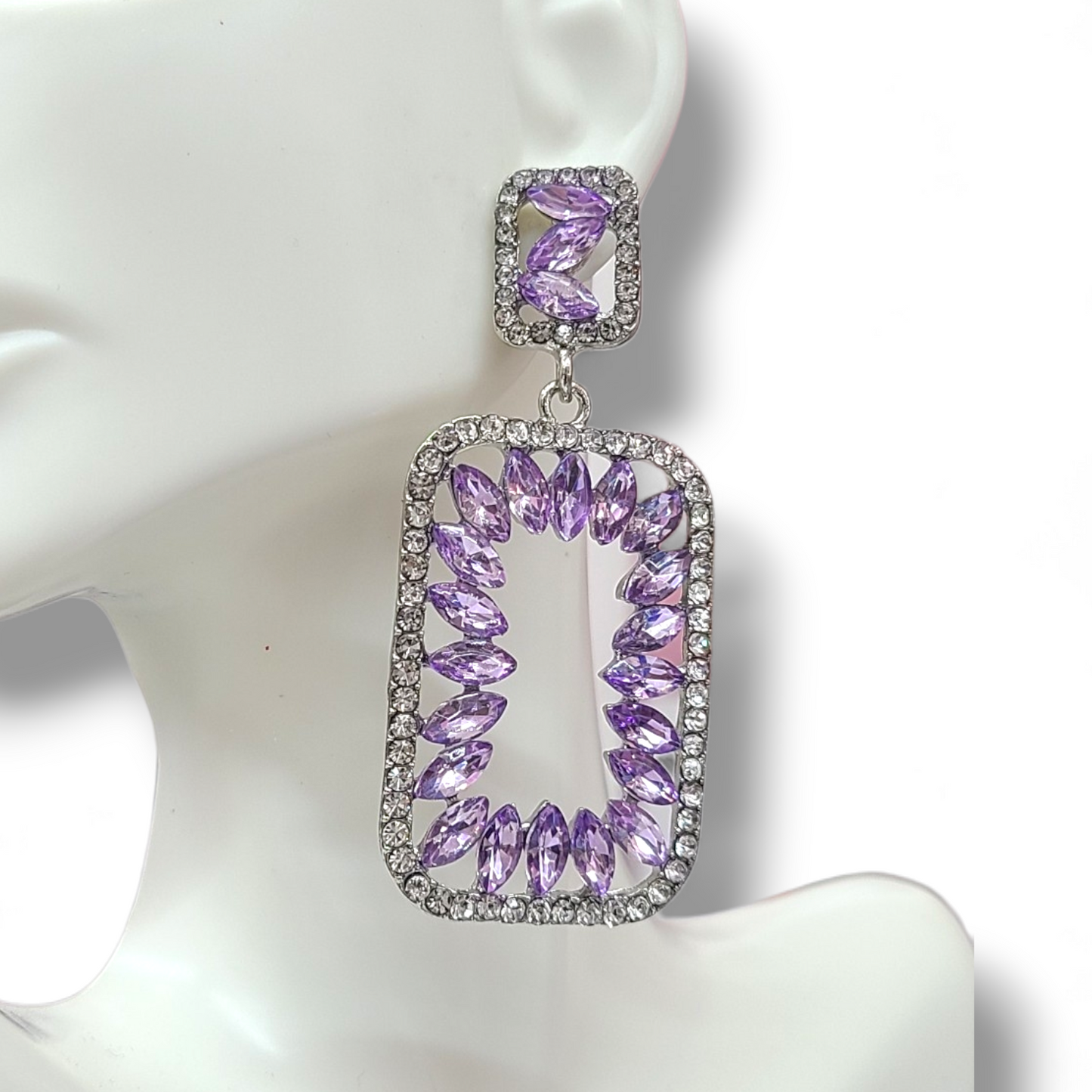 Lavender earrings