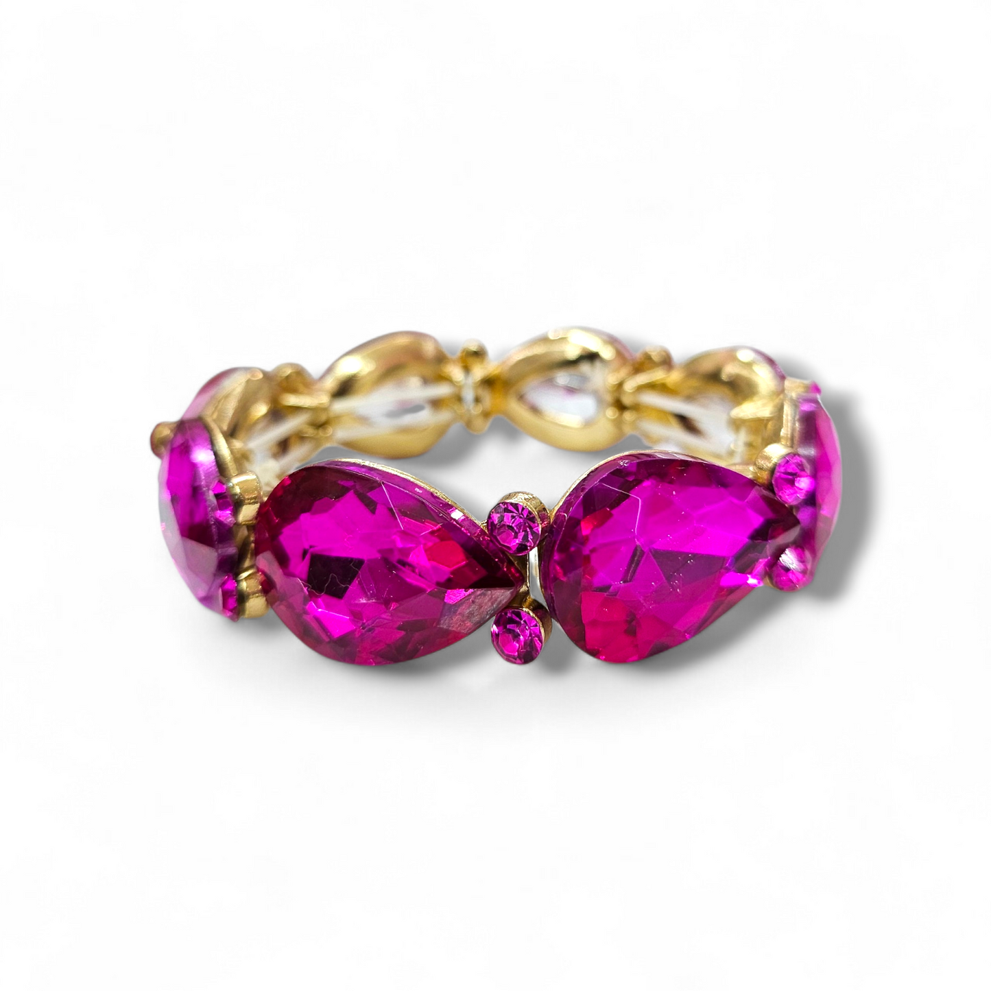Hot pink Rhinestone Bracelet