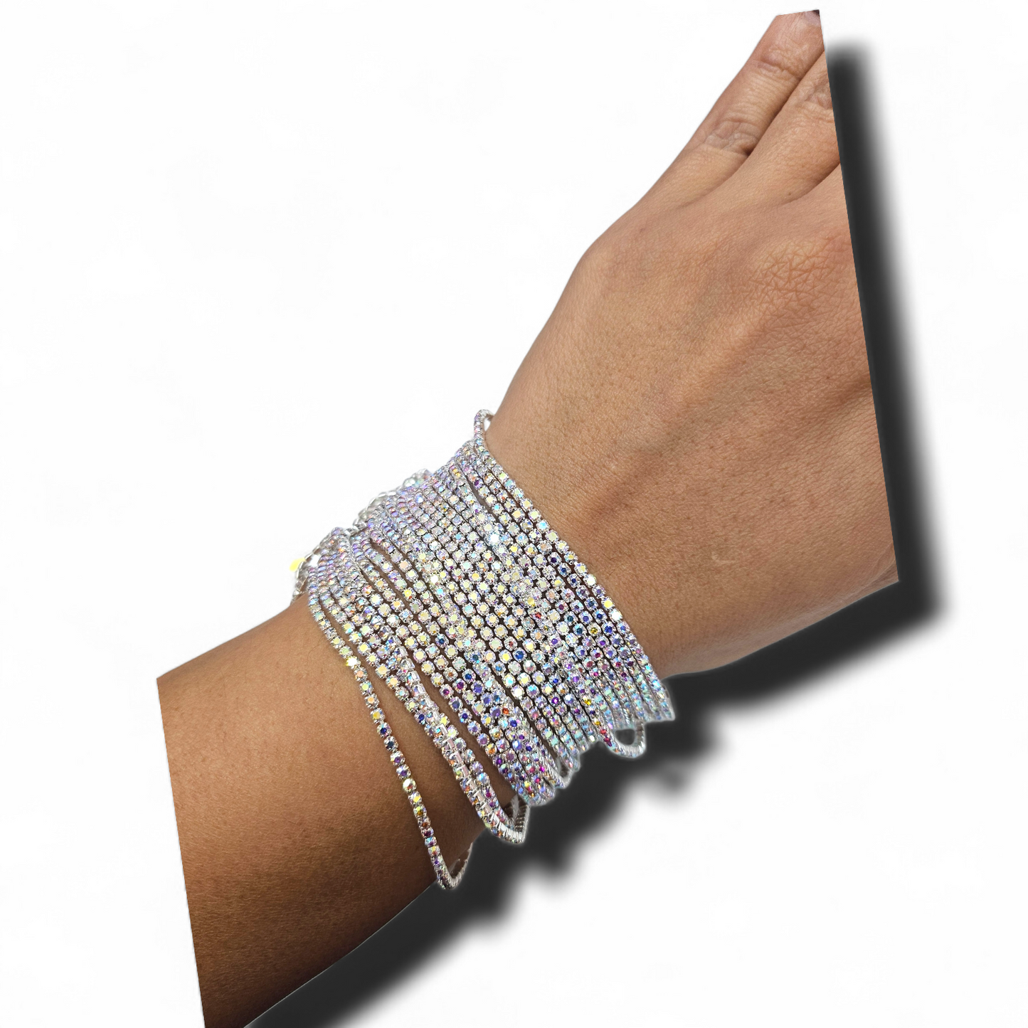 Silver AB multi layer Bracelet