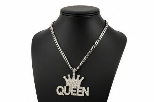 Queen Silver Chain Necklace