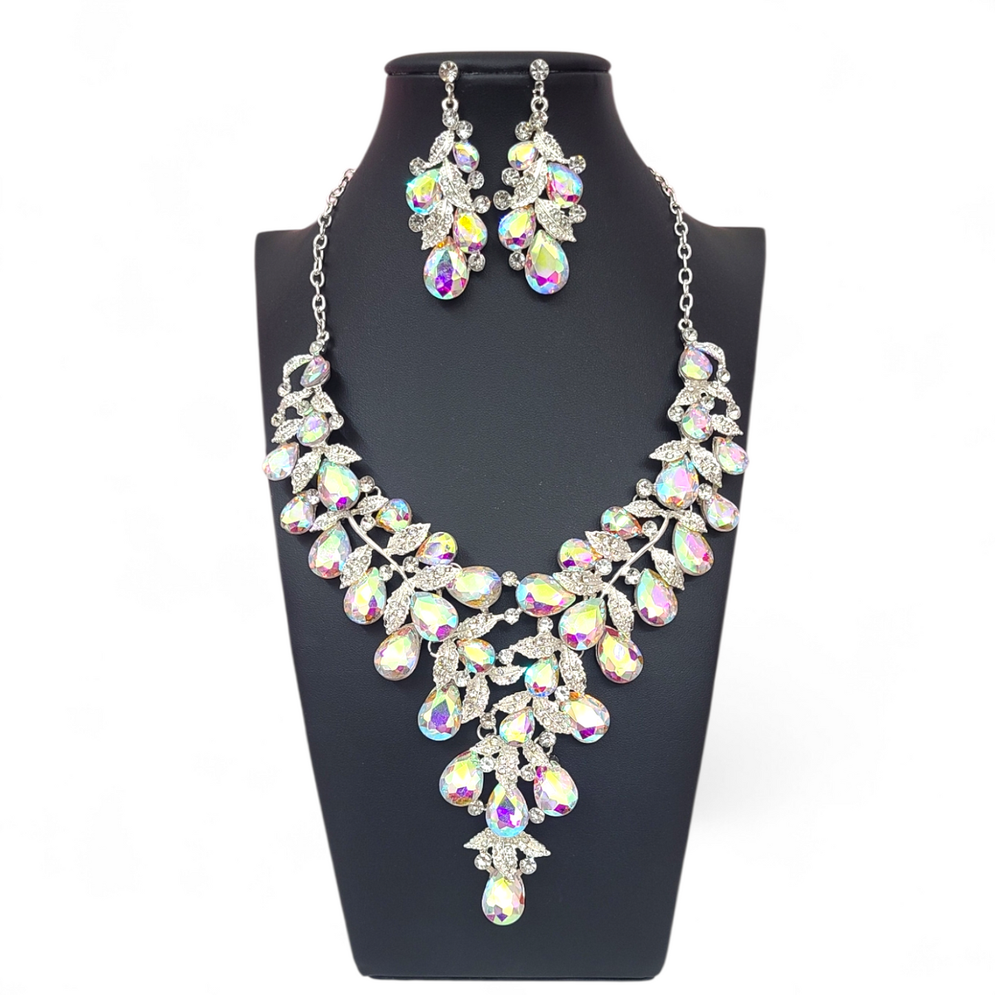 AB Silver Statement Necklace