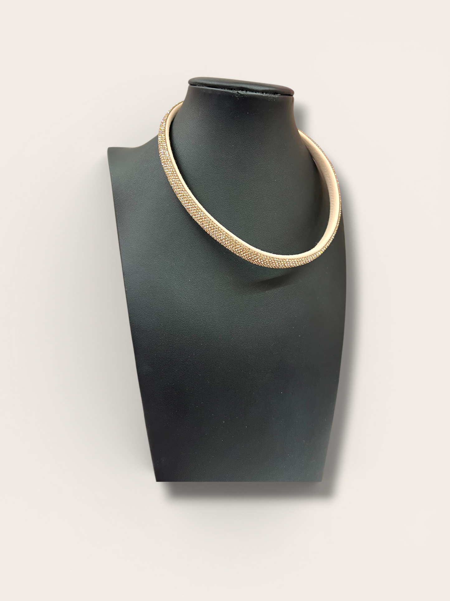 Topaz Rhinestone choker