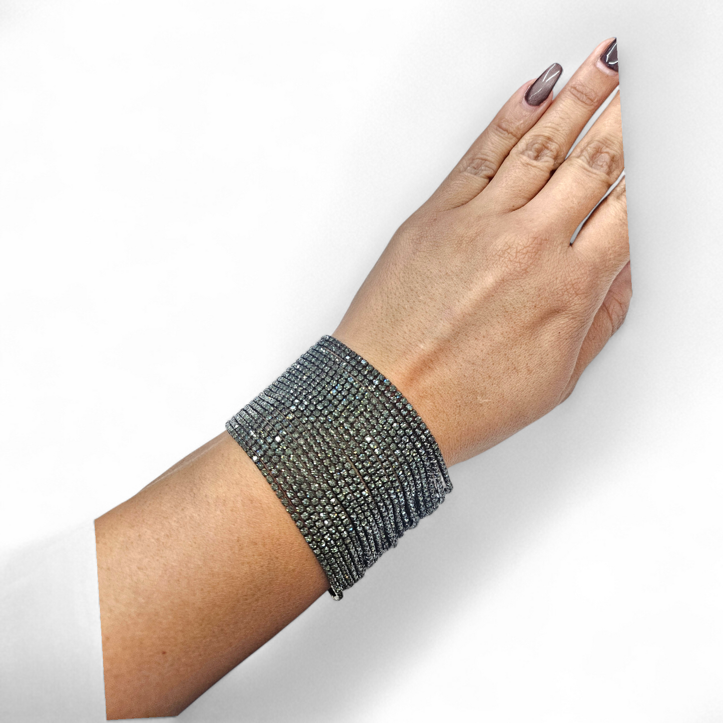 Multi layer Gun Metal Bracelet