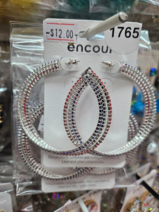 Red white and Blue hoops