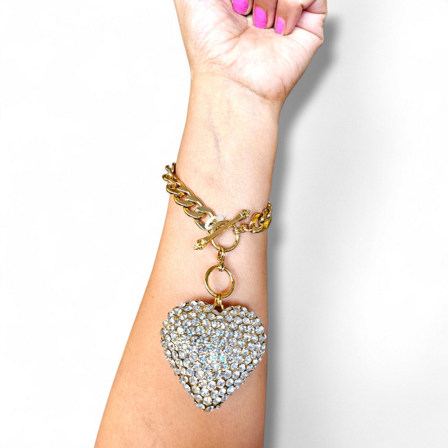 Chunky statement link Bracelet