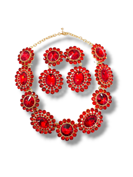 Red Statement Necklace