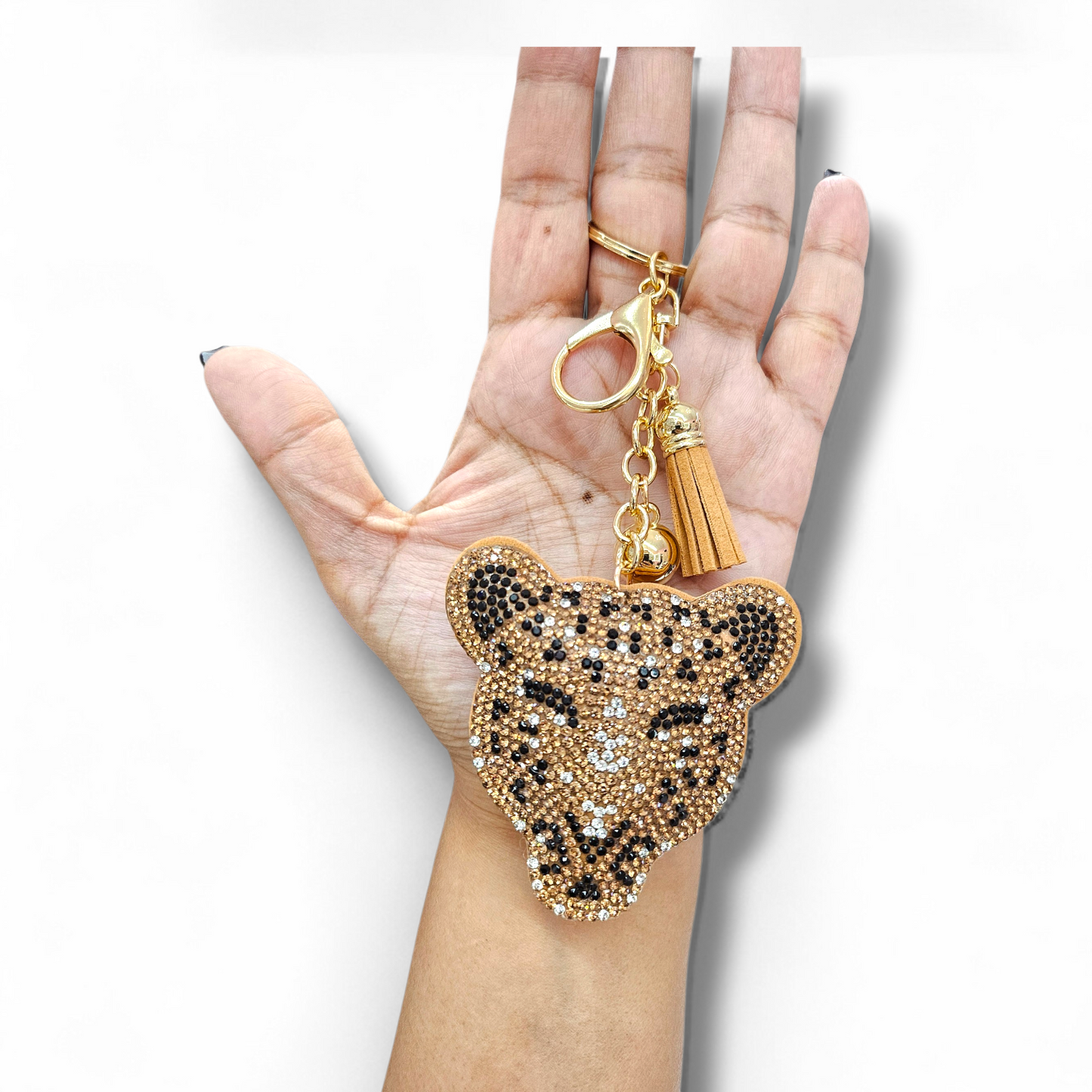 Brown leopard Keychain