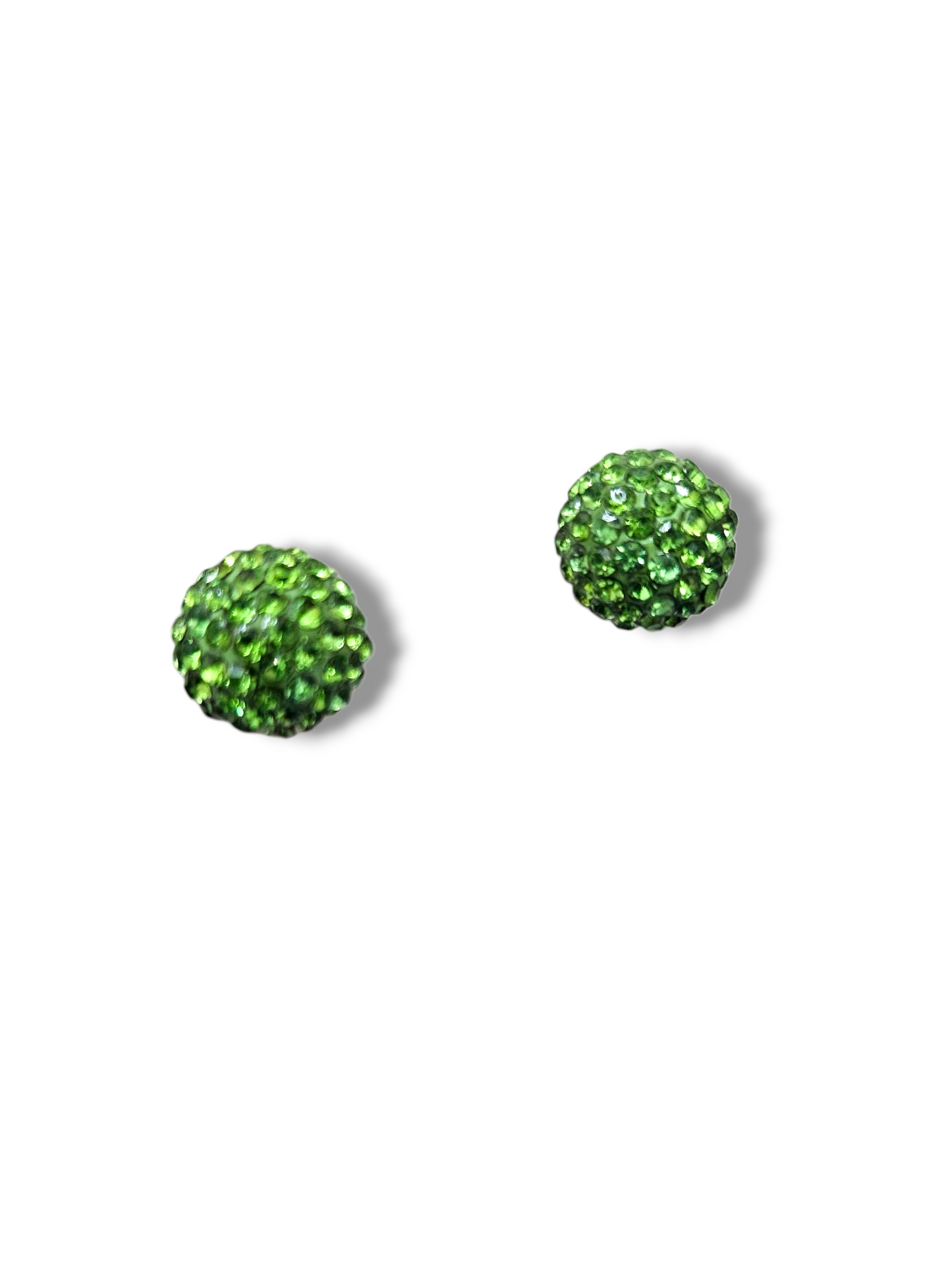 Lime Green Ceramic studs