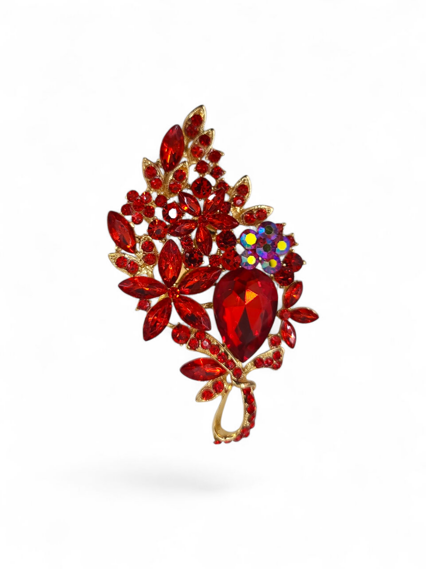 Red Brooch Pin