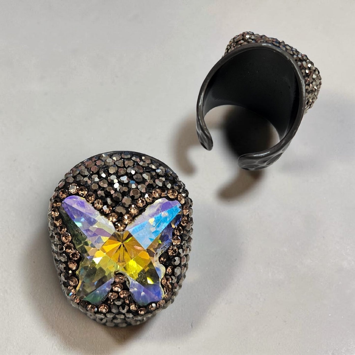 Butterfly Crystal Ring