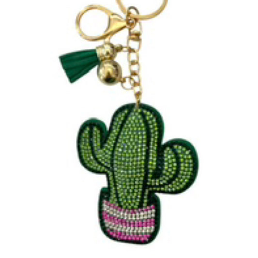Cactus keychain
