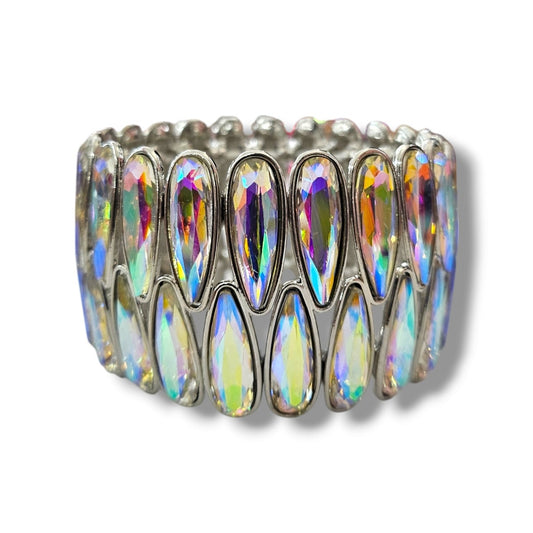 AB Rhodium Bracelet