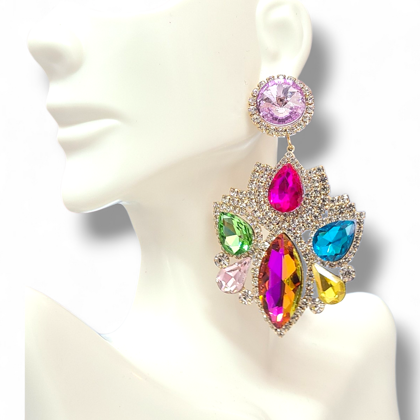 Multi color earrings