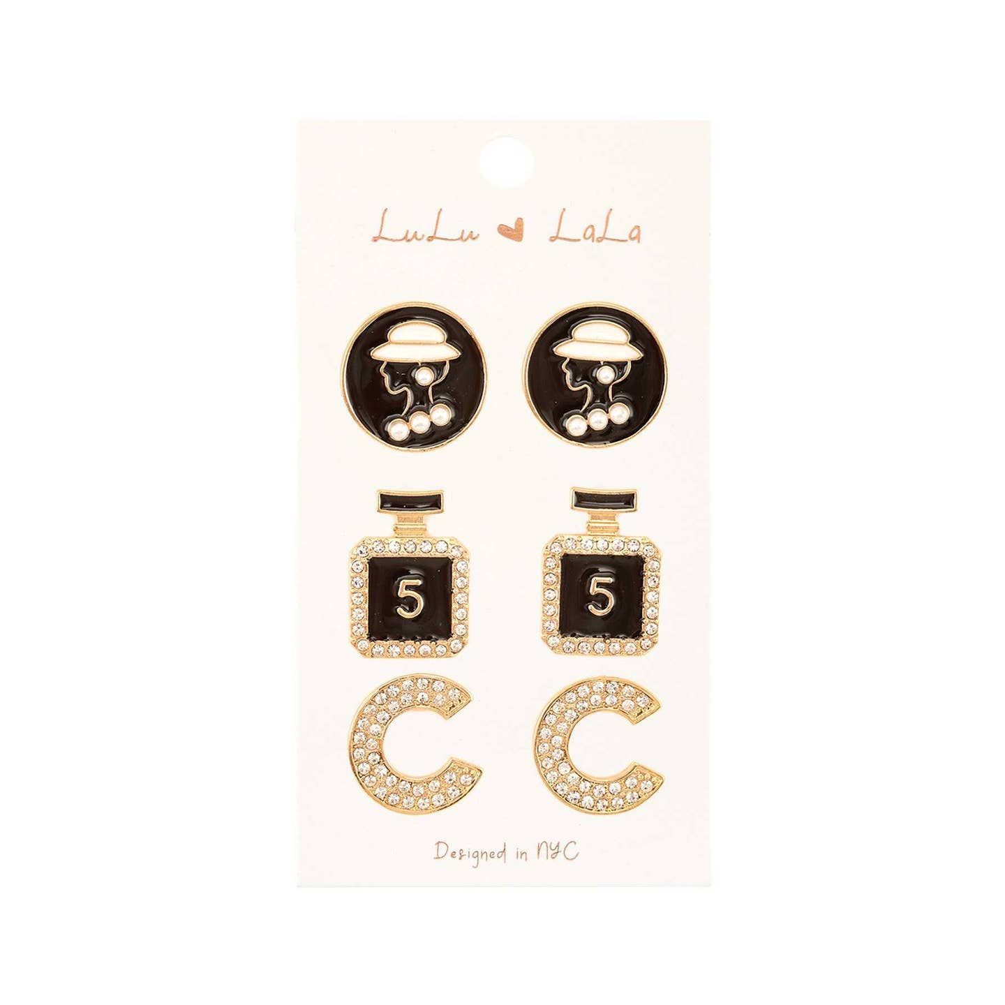 3 piece set earrings