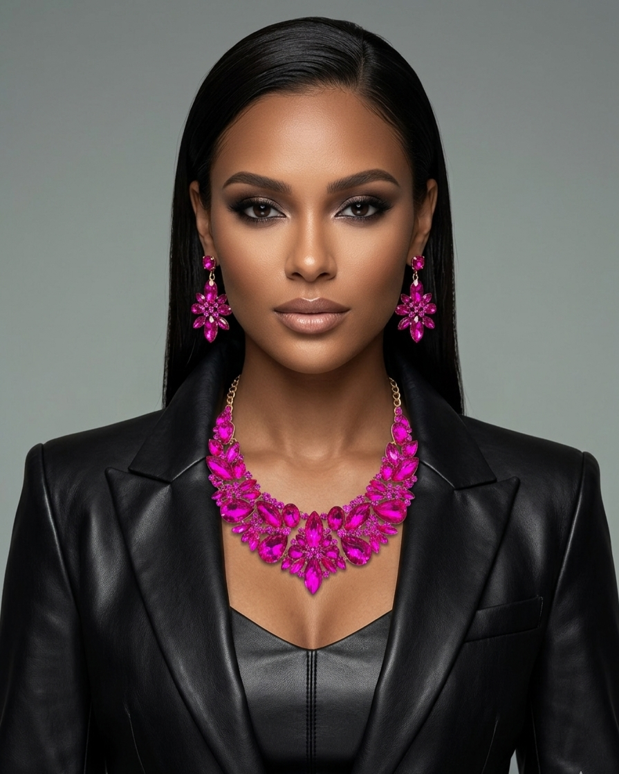 Pink Statement Necklace